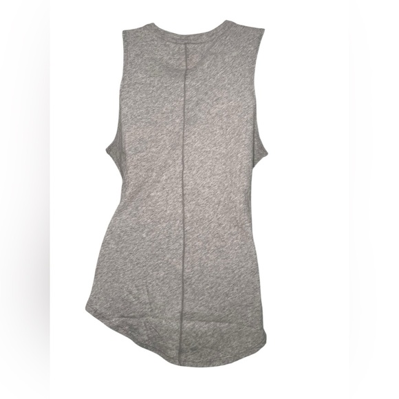 Chaser New 100% Cotton Basics Gray Seamed Muscle Tank Size Medium - Picture 4 of 6